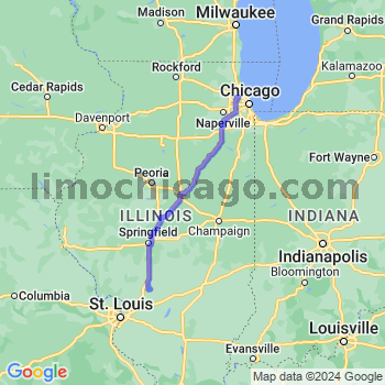 Travel from Walshville to O'Hare airport Limousine service to O'Hare airport (ORD)