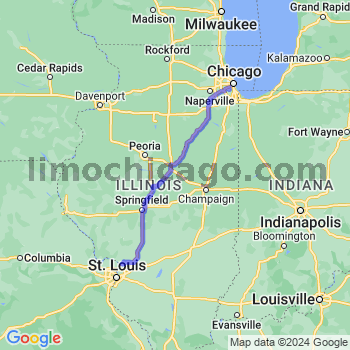 Travel from Wood River to Midway airport Limousine service to Midway airport (MDW)