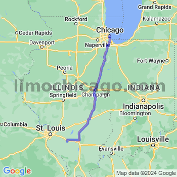 Travel from Addieville to Chicago Loop Limousine service to Chicago Loop