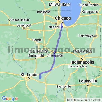 Travel from Carlyle to Midway airport Limousine service to Midway airport (MDW)