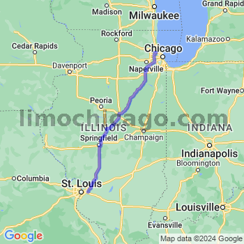 Travel from Caseyville to O'Hare airport Limousine service to O'Hare airport (ORD)