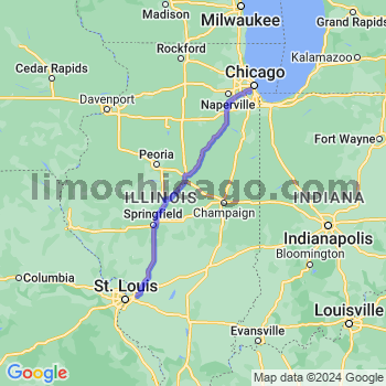 Travel from Collinsville to Midway airport Limousine service to Midway airport (MDW)