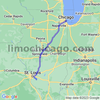 Travel from Freeburg to Chicago Loop Limousine service to Chicago Loop