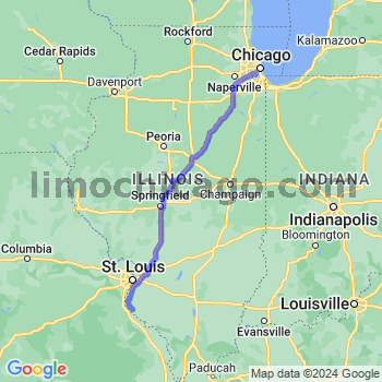 Travel from Fults to Midway airport Limousine service to Midway airport (MDW)