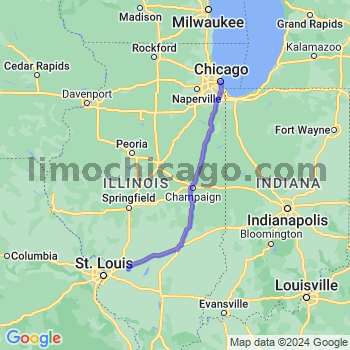 Travel from Highland to Chicago Loop Limousine service to Chicago Loop