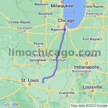 Travel from Keyesport to Midway airport Limousine service to Midway airport (MDW)