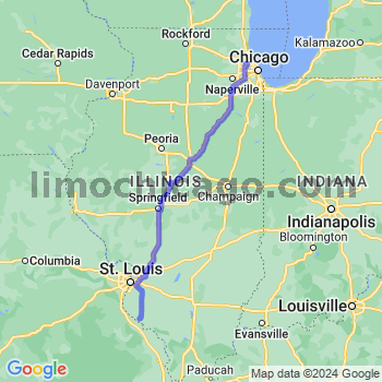Travel from Modoc to O'Hare airport Limousine service to O'Hare airport (ORD)