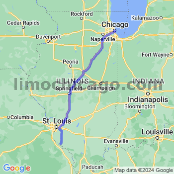 Travel from Modoc to Chicago Loop Limousine service to Chicago Loop