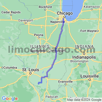 Travel from Percy to Midway airport Limousine service to Midway airport (MDW)