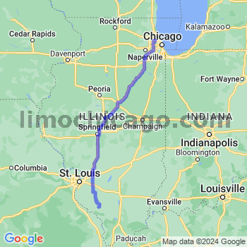 Travel from Percy to O'Hare airport Limousine service to O'Hare airport (ORD)