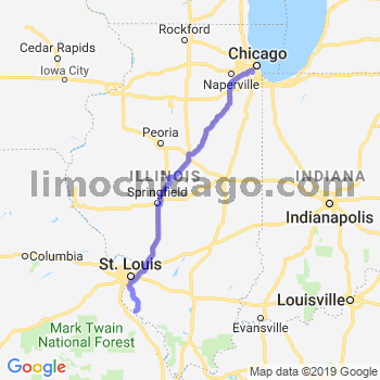 Travel from Prairie Du Rocher to Midway airport Limousine service to Midway airport (MDW)
