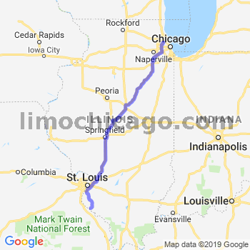 Travel from Prairie Du Rocher to O'Hare airport Limousine service to O'Hare airport (ORD)