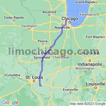 Travel from Saint Libory to O'Hare airport Limousine service to O'Hare airport (ORD)