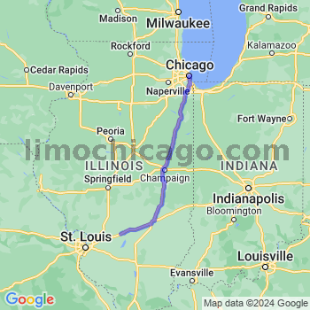 Travel from Smithboro to Chicago Loop Limousine service to Chicago Loop