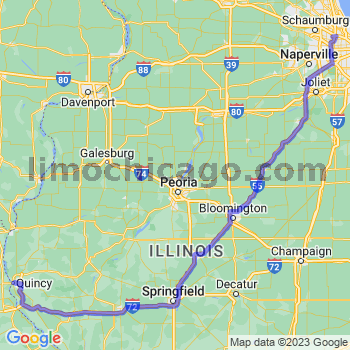 Travel from Quincy to O'Hare airport Limousine service to O'Hare airport (ORD)