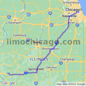 Travel from Baylis to Midway airport Limousine service to Midway airport (MDW)