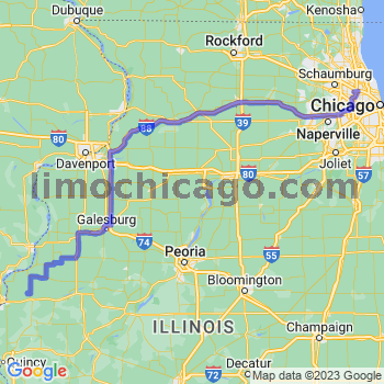 Travel from Ferris to O'Hare airport Limousine service to O'Hare airport (ORD)