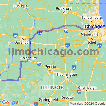 Limousine service to Chicago Loop