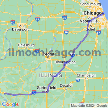Travel from Kinderhook to Chicago Loop Limousine service to Chicago Loop