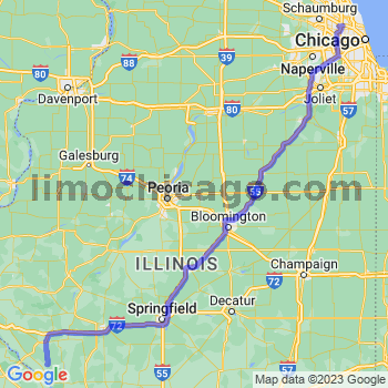 Travel from Nebo to O'Hare airport Limousine service to O'Hare airport (ORD)