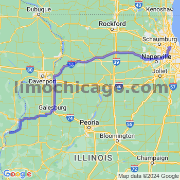 Travel from Niota to O'Hare airport Limousine service to O'Hare airport (ORD)
