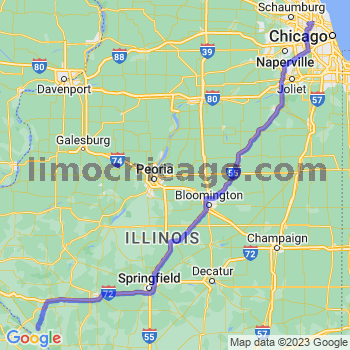 Travel from Pleasant Hill to O'Hare airport Limousine service to O'Hare airport (ORD)