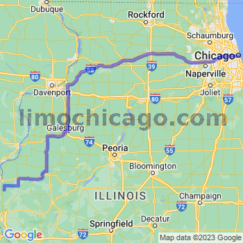 Limousine service to Chicago Loop