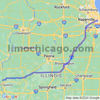 Travel from Ursa to Midway airport Limousine service to Midway airport (MDW)