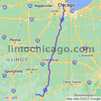 Travel from Beecher City to Midway airport Limousine service to Midway airport (MDW)