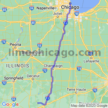 Travel from Beecher City to Chicago Loop Limousine service to Chicago Loop