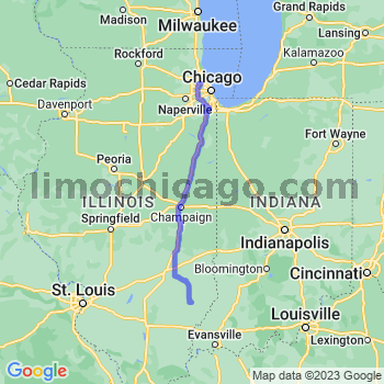 Travel from Calhoun to O'Hare airport Limousine service to O'Hare airport (ORD)