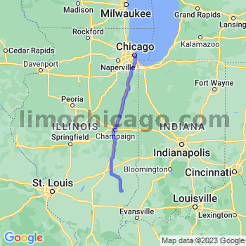 Travel from Calhoun to Chicago Loop Limousine service to Chicago Loop