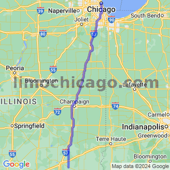 Travel from Dieterich to Chicago Loop Limousine service to Chicago Loop