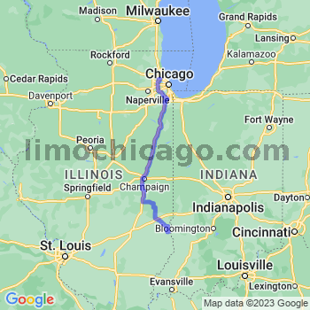 Travel from Hutsonville to O'Hare airport Limousine service to O'Hare airport (ORD)