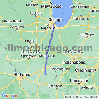 Travel from Ingraham to Midway airport Limousine service to Midway airport (MDW)