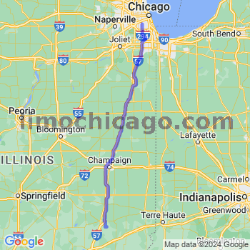 Travel from Lerna to Midway airport Limousine service to Midway airport (MDW)