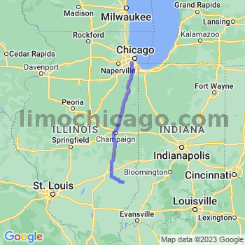 Travel from Sainte Marie to Midway airport Limousine service to Midway airport (MDW)