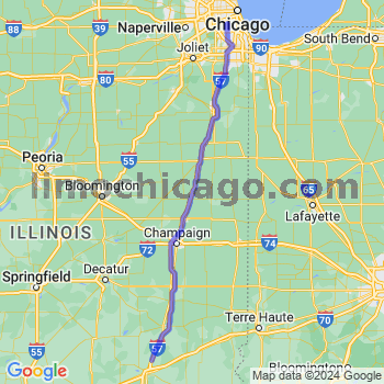 Travel from Sigel to Midway airport Limousine service to Midway airport (MDW)