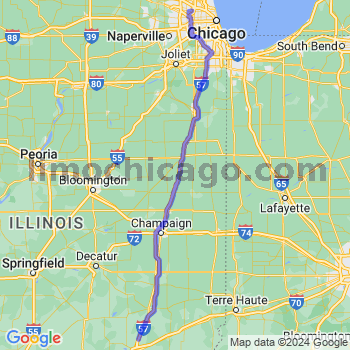 Travel from Sigel to O'Hare airport Limousine service to O'Hare airport (ORD)