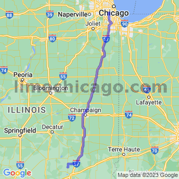 Travel from Stewardson to Midway airport Limousine service to Midway airport (MDW)