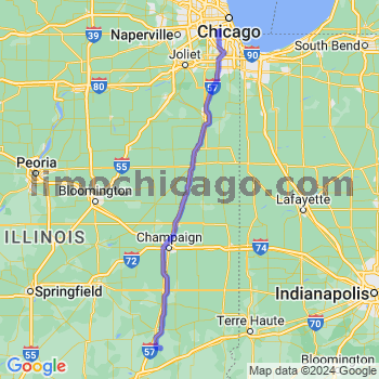 Travel from Trilla to Midway airport Limousine service to Midway airport (MDW)