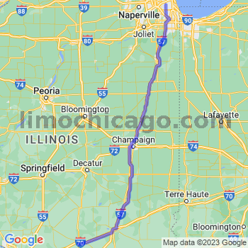 Travel from Vandalia to Midway airport Limousine service to Midway airport (MDW)