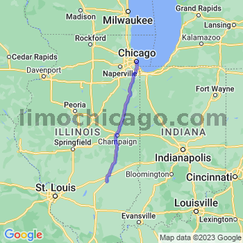 Travel from Watson to Chicago Loop Limousine service to Chicago Loop