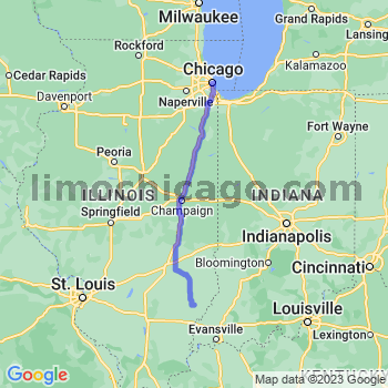 Travel from West Salem to Chicago Loop Limousine service to Chicago Loop