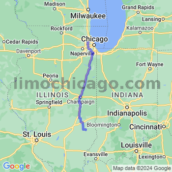 Travel from Willow Hill to O'Hare airport Limousine service to O'Hare airport (ORD)