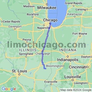 Travel from Willow Hill to Chicago Loop Limousine service to Chicago Loop