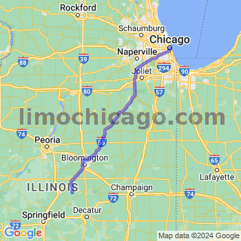 Travel from Beason to Chicago Loop Limousine service to Chicago Loop