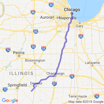 Travel from Blue Mound to Chicago Loop Limousine service to Chicago Loop
