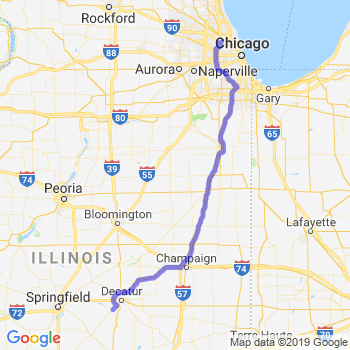 Travel from Boody to Midway airport Limousine service to Midway airport (MDW)