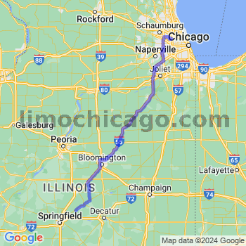 Travel from Cornland to O'Hare airport Limousine service to O'Hare airport (ORD)